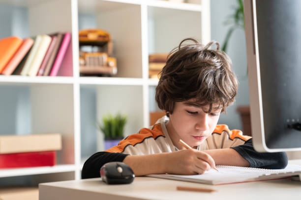 istock School Boy Having Online Education At Home 1225113230