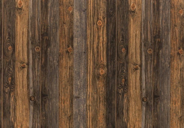 textura de suelo de tablones de madera marrón - old plank outdoors selective focus fotografías e imágenes de stock