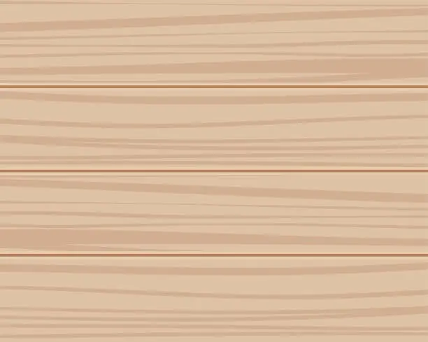 Vector illustration of Light Wood Texture Background Vector