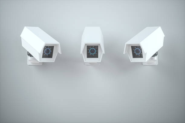 istock White monitor on the wall, 3d rendering. 1225127940