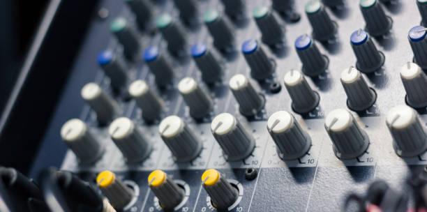 istock audio console equipment in sound engineer room 1225129571