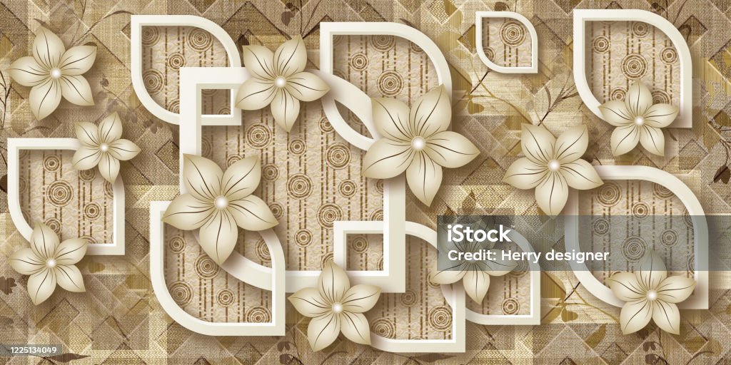 3d Wallpaper Background Decorative Mural Wallpaper Illustration 3d Flower Living Room Wallpaper Stock Photo - Download Image Now - iStock 3d Wallpaper Background Decorative Mural Wallpaper Illustration 3d Flower Living Room Wallpaper Stock Photo - Download Image Now - iStock