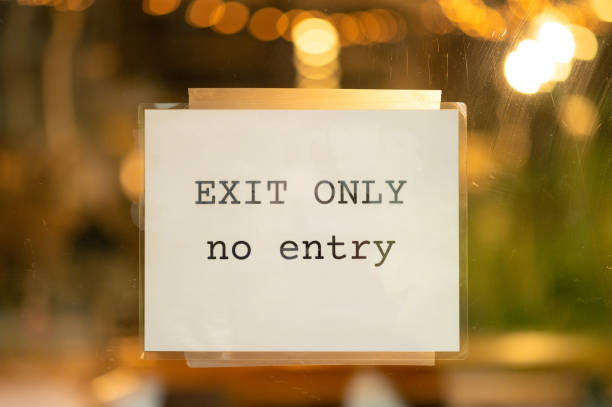 istock Post COVID signage is a restaurant 1225135123