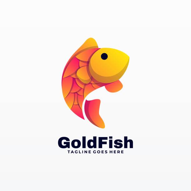 Gold Fish Design Goldfish Illustrations, Royalty-Free Vector Graphics & Clip Art - iStock