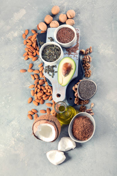 istock Foods high in plantbased fats. 1225139862