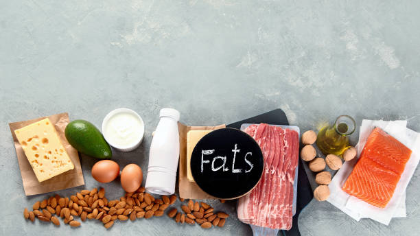 istock Foods rich in fats. 1225139904