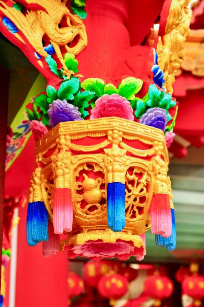 istock Colourful Chinese Architectural Detail 1225150453