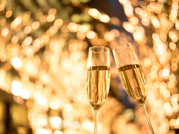 istock Illuminations and champagne glasses 1225153944