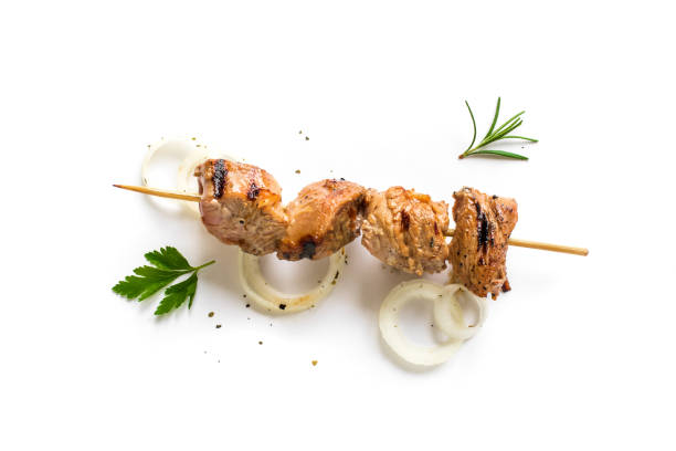 istock Grilled pork skewers 1225155675