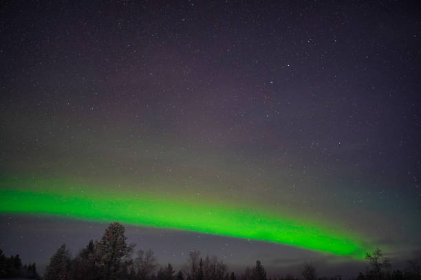 istock Northern Lights on a Starry Night 1225157108