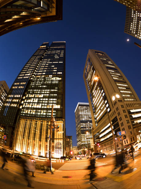 istock Otemachi office building district in Tokyo 1225158069