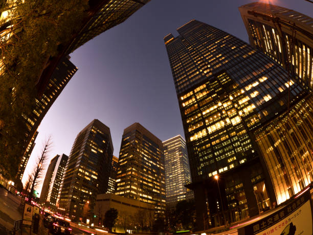 istock Otemachi office building district in Tokyo 1225158112