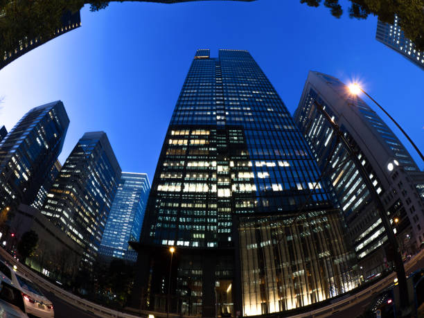istock Otemachi office building district in Tokyo 1225158118