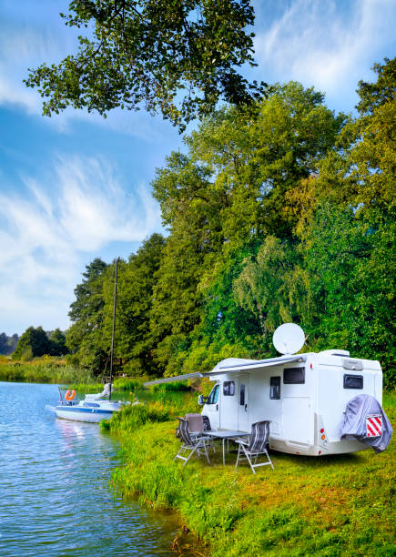 istock Vacations in Poland - active rest by the lake 1225158340