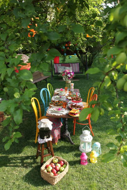 istock for a joyful dinner party in the garden 1225160653