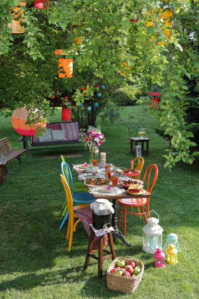 istock for a joyful dinner party in the garden 1225161405