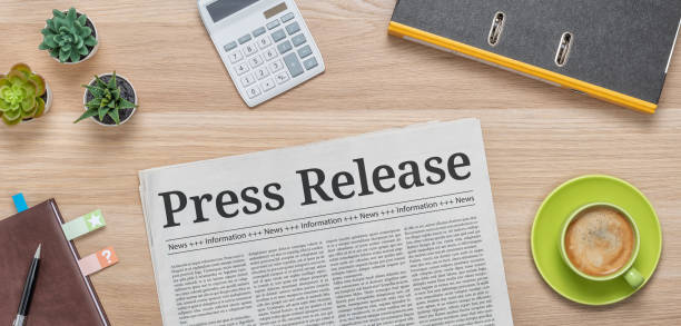 istock A newspaper on a desk with the headline Press Release 1225168843
