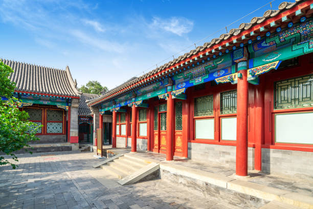 istock Beijing courtyard in the Qing Dynasty 1225169019