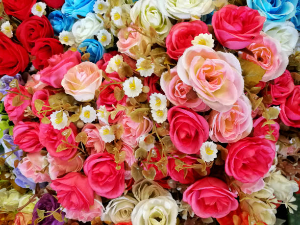 istock Synthetic colorful flower. 1225172217