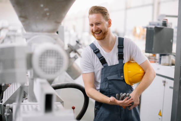 istock Man working  on the production line. 1225174701