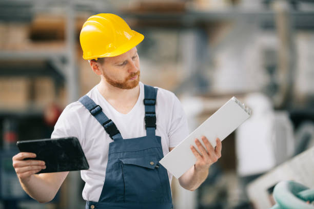 istock Man working  on the production line. 1225174745