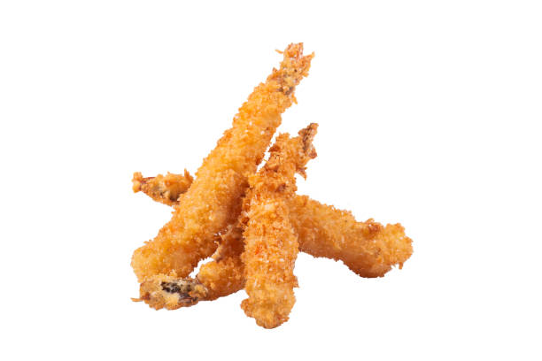 istock fried king prawns in batter with teriyaki sauce, on an isolated white background 1225178179