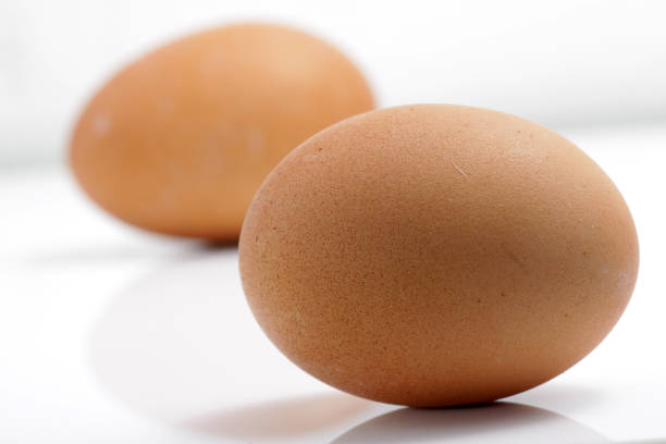 istock Close up shot of chicken eggs 1225180751