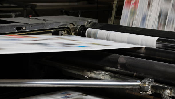 istock Newspaper Printing Press In A Printing Plant 1225181396