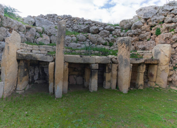 istock Inside the megalithic temples of Malta- Ggantija 1225187264