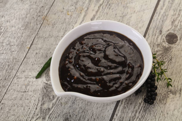 istock Black pepper sauce for meat 1225190670