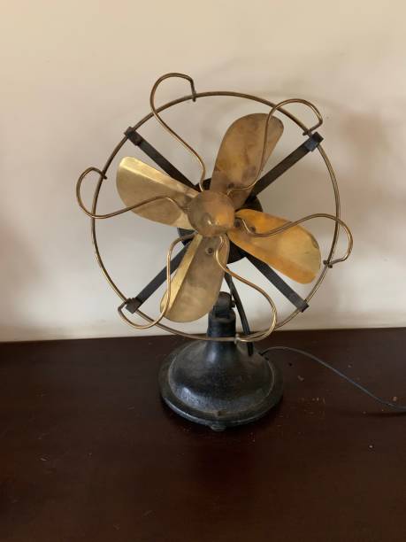 istock Vintage golden fan 1225193366