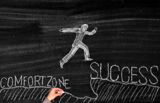 istock Comfort zone and success concept 1225195092