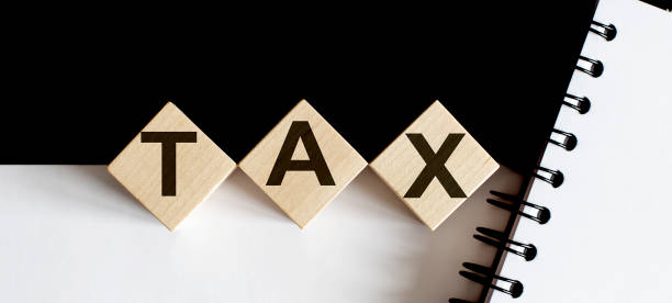 istock My Work - business concept text Tax on wood block 1225201089