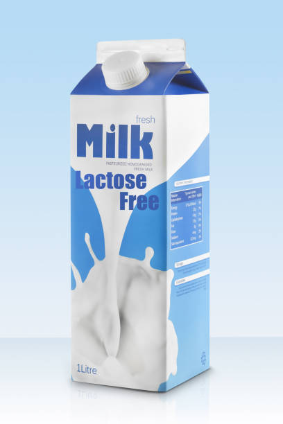 Lactose free Milk Carton Designed for this photoshoot only, totally free from likeness of any brand