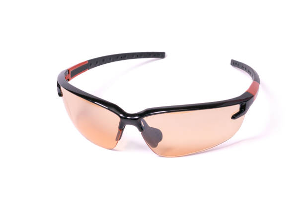 istock Safety glasses for athletes and workers, isolated on a white background 1225208426