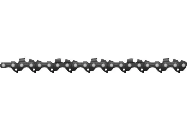 Vector illustration of Chainsaw chain