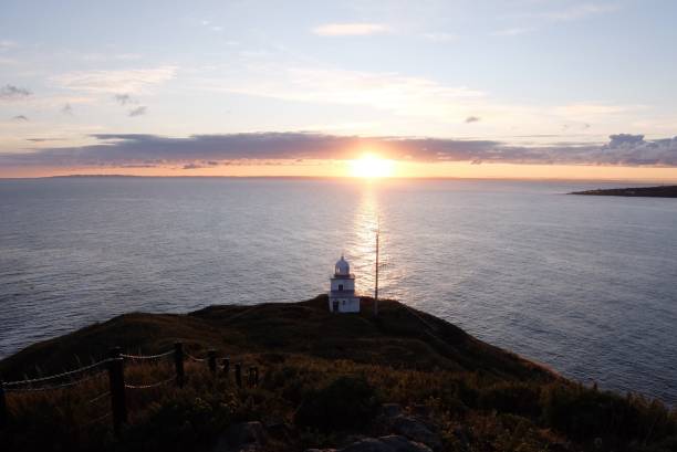 istock Morning sun on Rishiri Island 1225213919