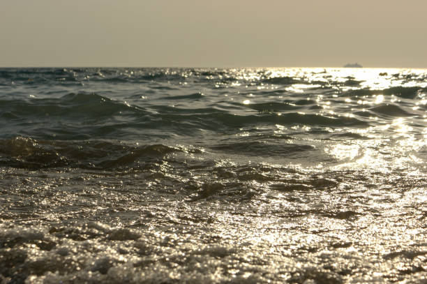 istock Coastal wave at sunset. Ialyssos 1225215167
