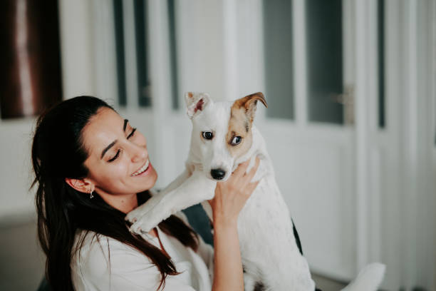 istock beautiful girl with a beautiful dog 1225217137