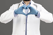 Doctor Making Heart Shape With Hands