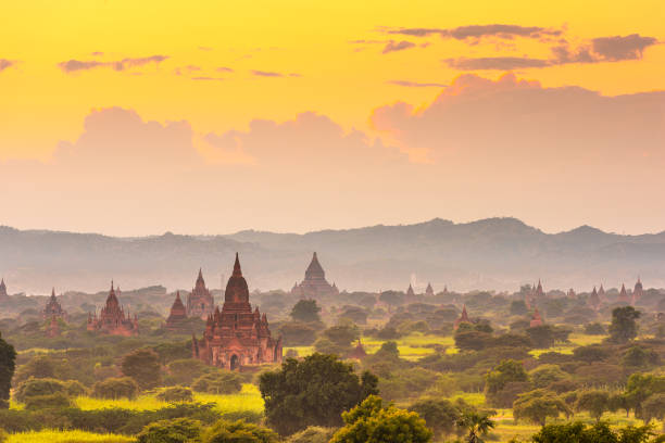 istock Bagan, Myanmar Temples in the Archaeological Zone 1225220017