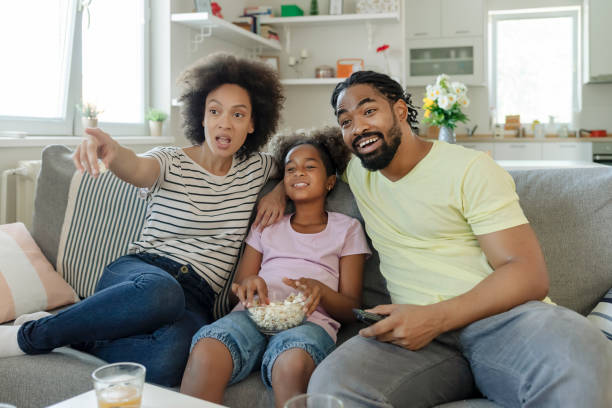 istock Family Movie Day 1225220764