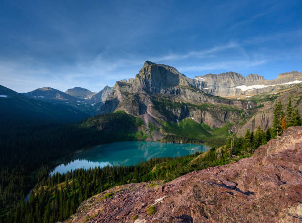 istock Rocky Lookout Above Grinnell Lake 1225223348
