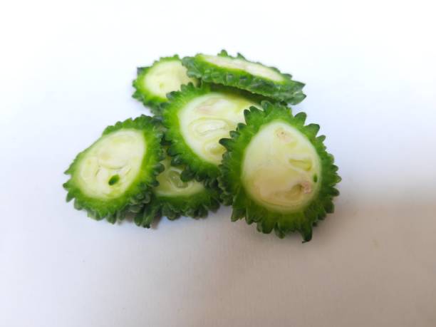 istock salad or cutting Momordica charantia. 1225225007