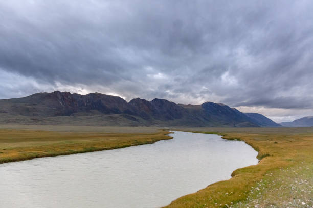 istock Mongolia landscape. Altai Tavan Bogd National Park in Bayar-Ulgii 1225227290