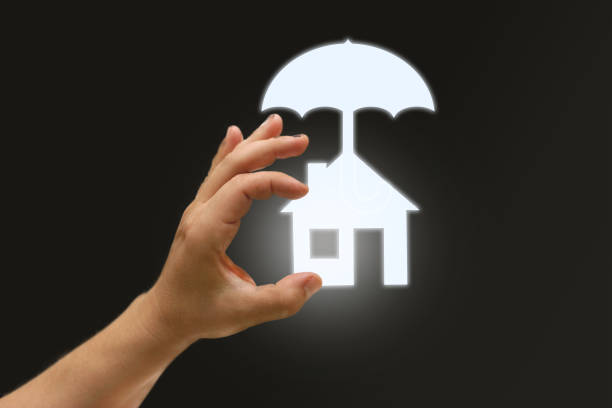 istock Home house insurance risk protection 1225228031
