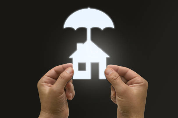 istock Home house insurance risk protection 1225228062