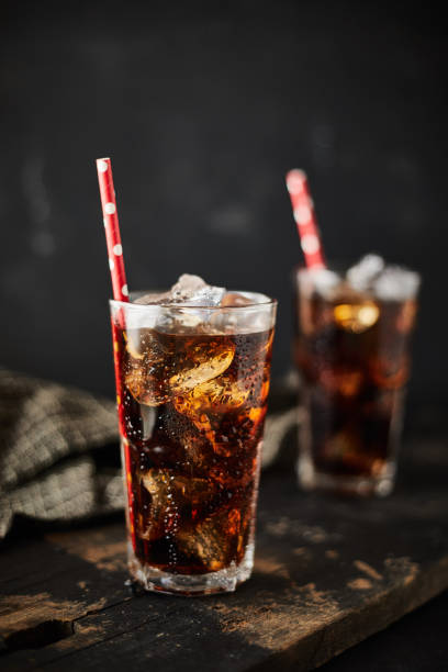 istock Close up glass of refreshing cola. 1225230363