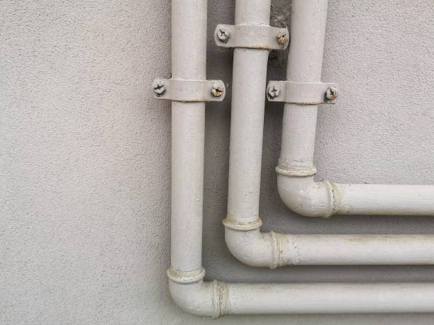 istock External gas pipes for condominium 1225235532