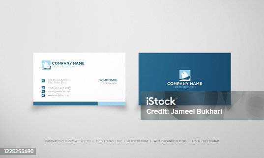 istock Business card sailboat logo design template 1225255690